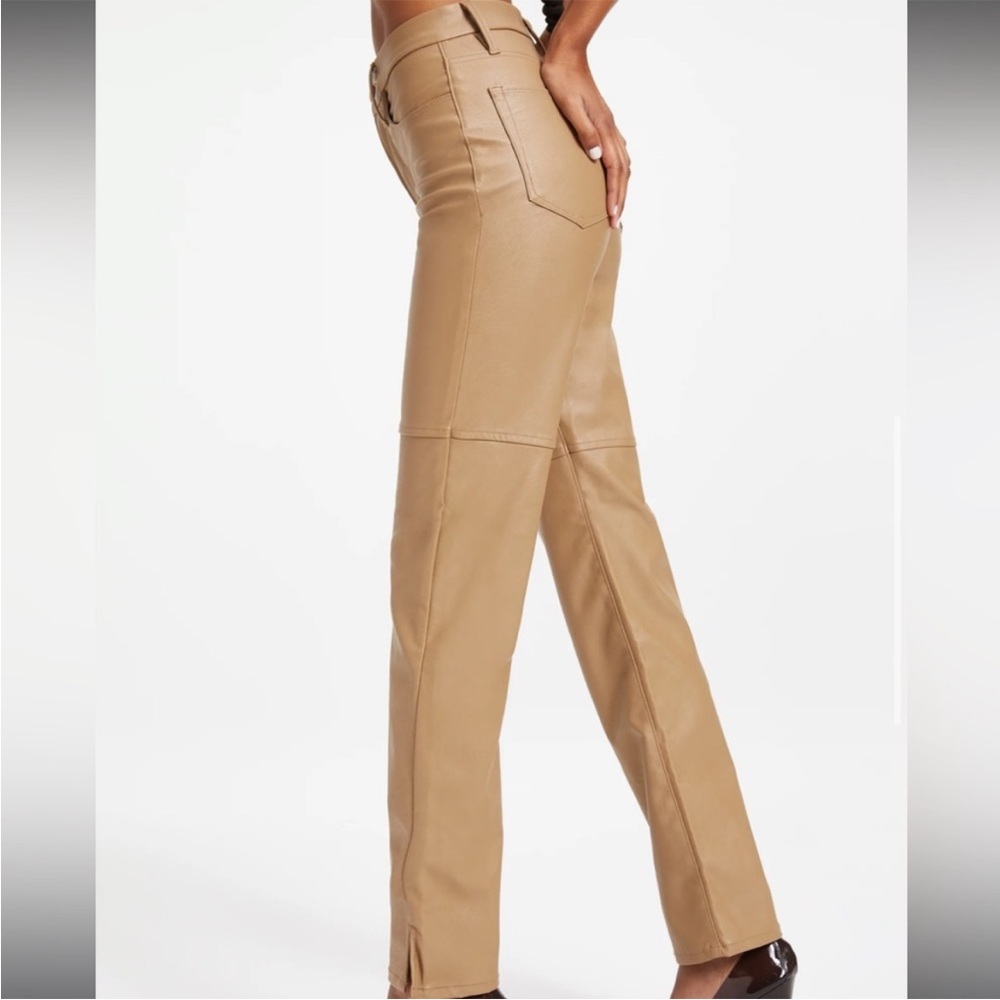 Good American Good Boy Faux Leather Pants - Picture 3 of 16